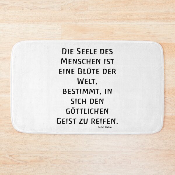 Item preview, The soul of man is a flower of the world - waldorf school rudolf steiner anthroposophy designed and sold by DOM-Shop.
