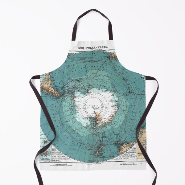 Item preview, Vintage Antarctica Map designed and sold by livianasgifts.