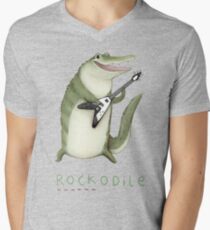 Rockodile Men's V-Neck T-Shirt