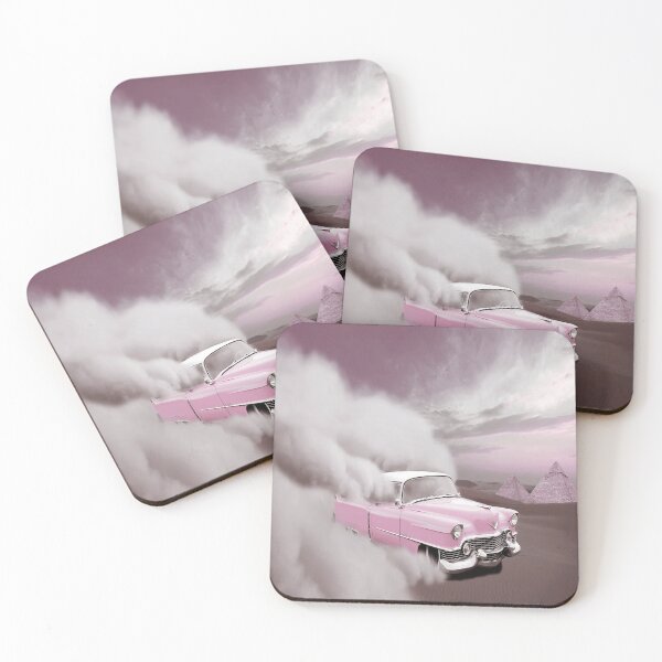 Item preview, Pink dune and vintage car designed and sold by Cattigal.