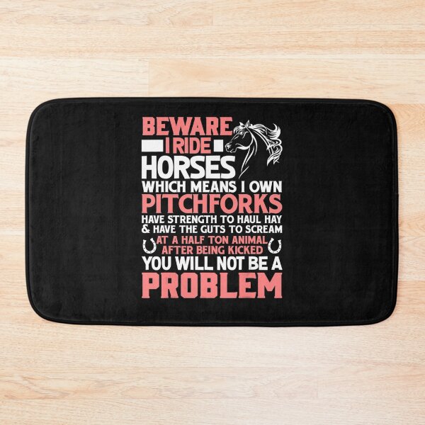 Item preview, Horse Lover Beware I Ride Horses designed and sold by Nguyenvanhai.