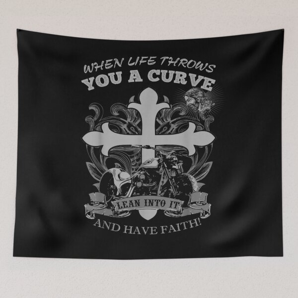 Item preview, Christian Biker Motorcycle Jesus Christ Have Faith Life God designed and sold by aliceshe.
