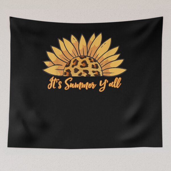 Item preview, Leopard Sunflower Flower Vacation It's Summer Y'all designed and sold by aliceshe.
