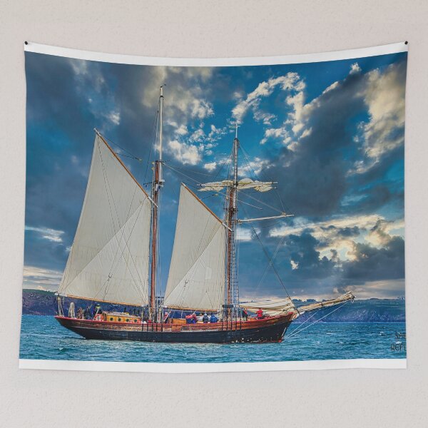 Item preview, Gaff Rigged Schooner in Wales designed and sold by Sailmates Reflections.
