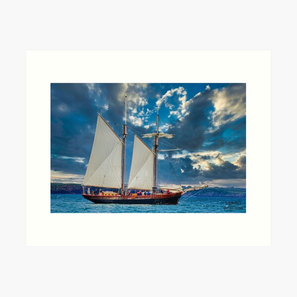 Item preview, Gaff Rigged Schooner in Wales designed and sold by Sailmates Reflections.