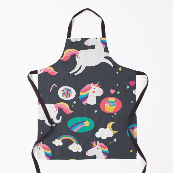 Item preview, Black Unicorn Seamless Pattern designed and sold by BeeMeCreative.