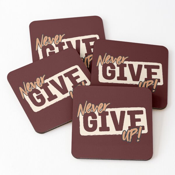 Item preview, Never Give Up Health Motivation for Fitness Influencers designed and sold by cssdru.