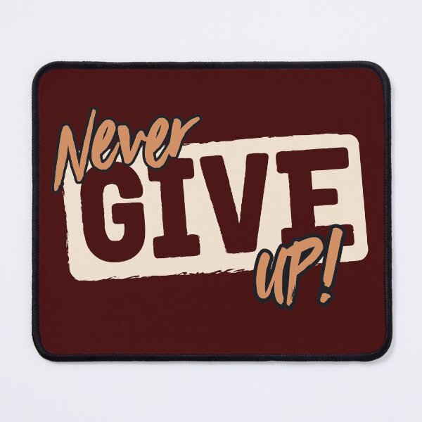 Item preview, Never Give Up Health Motivation for Fitness Influencers designed and sold by cssdru.