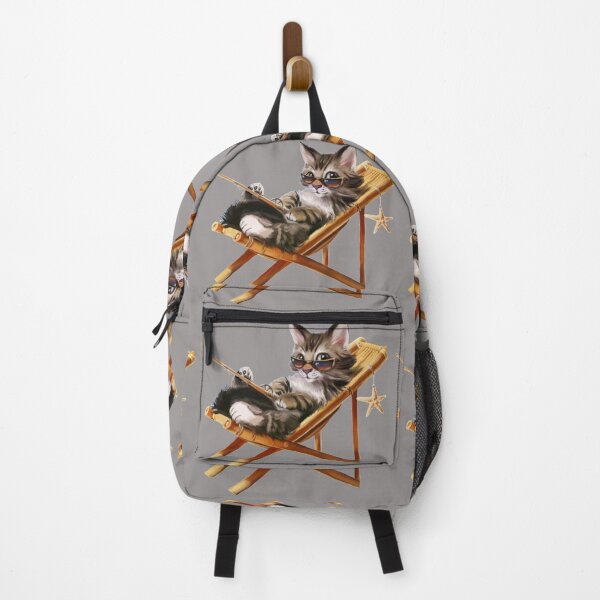 Item preview, The cat relaxes after a day fishing. designed and sold by Karine Dupras.