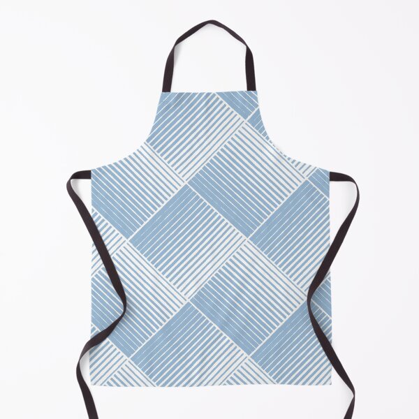 Item preview, Pastel Blue and White Square Mosaic Stripe Pattern 2022 Trending Color - Colour - Hue - Shade Pantone Clear Sky 14-4123 designed and sold by ColorOfTheYears.