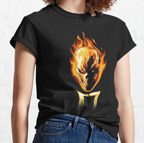 Flaming Skull T-Shirts for Sale | Redbubble