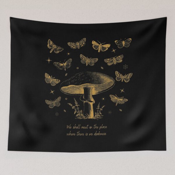 Item preview, Dark Mushroom Butterfly Moth designed and sold by lucretia155.