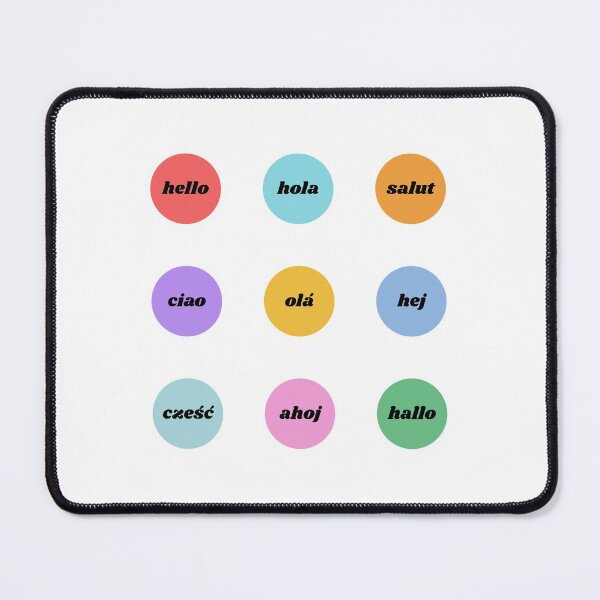Item preview, Hello in 9 languages designed and sold by Inspirationmotivation.