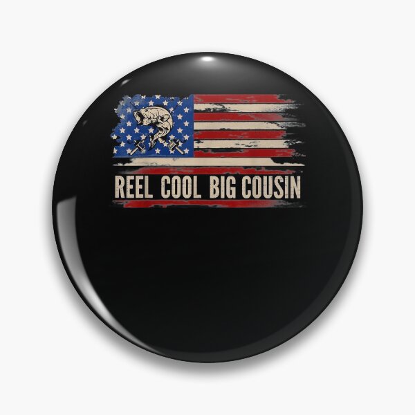 Item preview, Reel Cool Big Cousin American Usa Flag Fishing Fish designed and sold by aliceshe.
