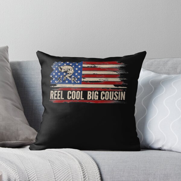 Item preview, Reel Cool Big Cousin American Usa Flag Fishing Fish designed and sold by aliceshe.