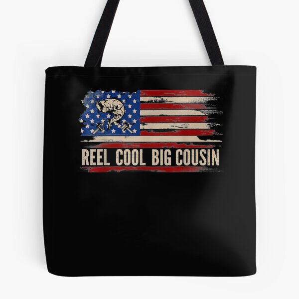 Item preview, Reel Cool Big Cousin American Usa Flag Fishing Fish designed and sold by aliceshe.