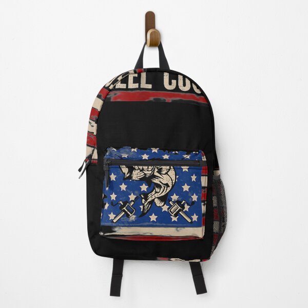 Item preview, Reel Cool Big Cousin American Usa Flag Fishing Fish designed and sold by aliceshe.