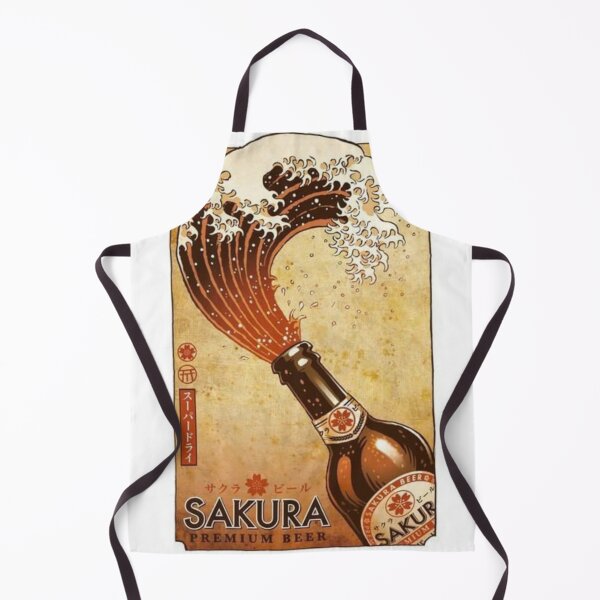 Item preview, Vintage Japanese Beer Advertisement - Sakura Beer designed and sold by UN-labelledGirl.