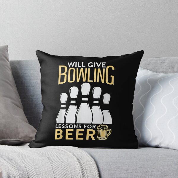 Item preview, Bowling Team Will Give Bowling Lessons For Beer designed and sold by lucretia155.