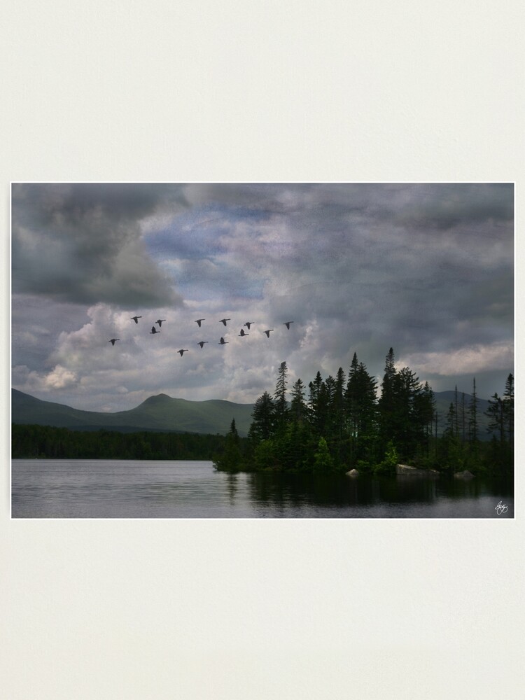 Alternate view of Painted Sky Over Jericho Lake Photographic Print