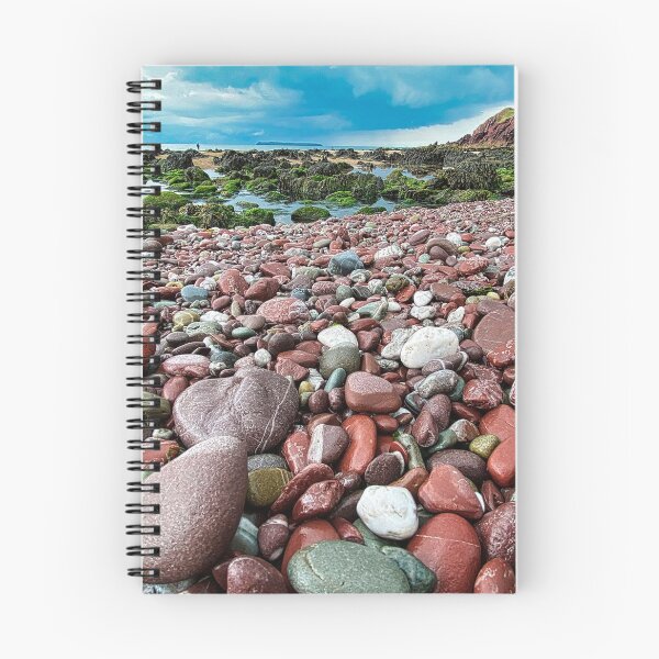 Item preview, Colorida playa rocosa durante la marea baja en Gales designed and sold by Sailmates Reflections.