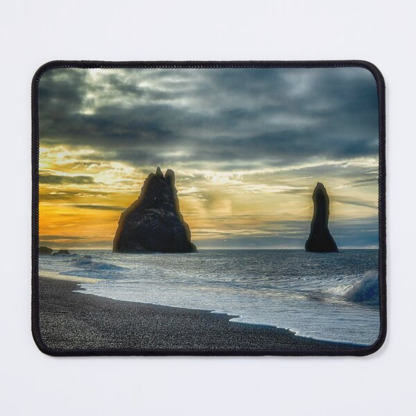 Item preview, Sunset at the Black Sand Beach - Iceland designed and sold by Kathy Weaver.