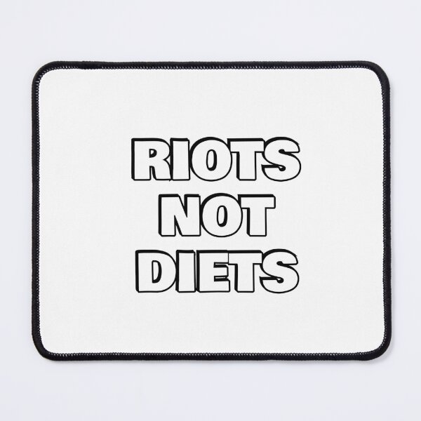 Item preview, RIOTS NOT DIETS - body positive designed and sold by Inspirationmotivation.
