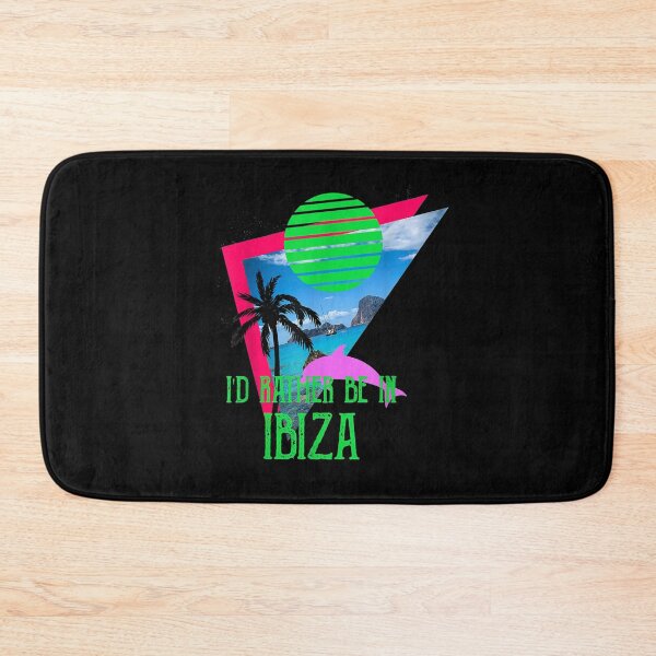 Item preview, I'd Rather Be In Ibiza Retrowave Palms Beach designed and sold by lucretia155.