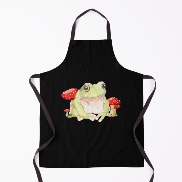 Item preview, Frog Sitting With Mushroom Frog designed and sold by aliceshe.