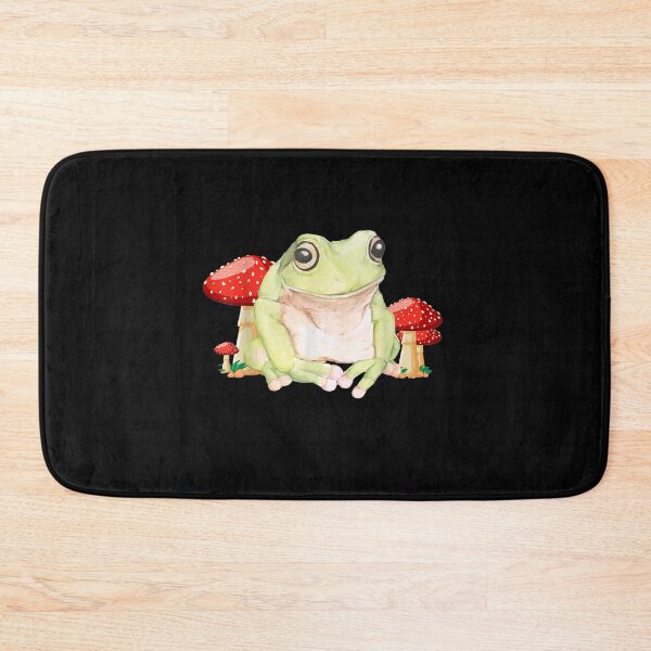 Item preview, Frog Sitting With Mushroom Frog designed and sold by aliceshe.