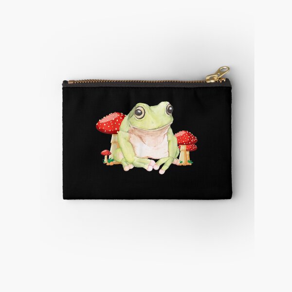 Item preview, Frog Sitting With Mushroom Frog designed and sold by aliceshe.