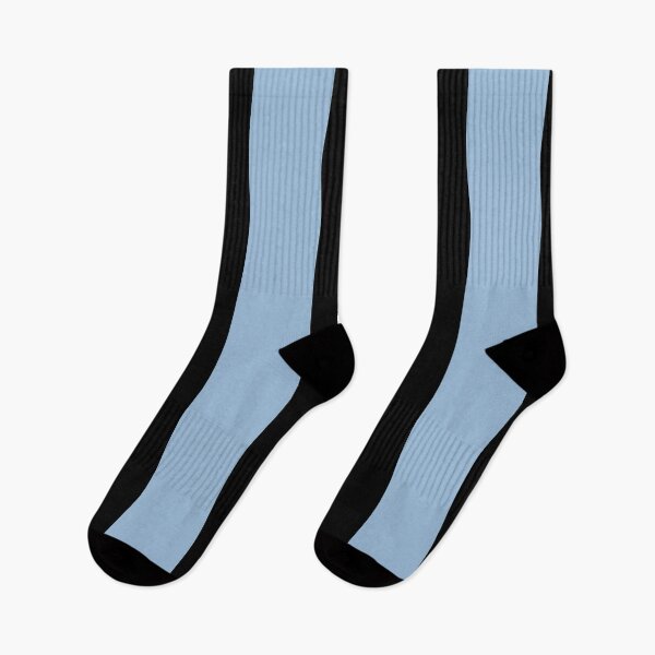 Item preview, Pastel Blue and Black Vertical Stripe Pattern 2022 Trending Color - Colour - Hue - Shade Pantone Clear Sky 14-4123 designed and sold by ColorOfTheYears.
