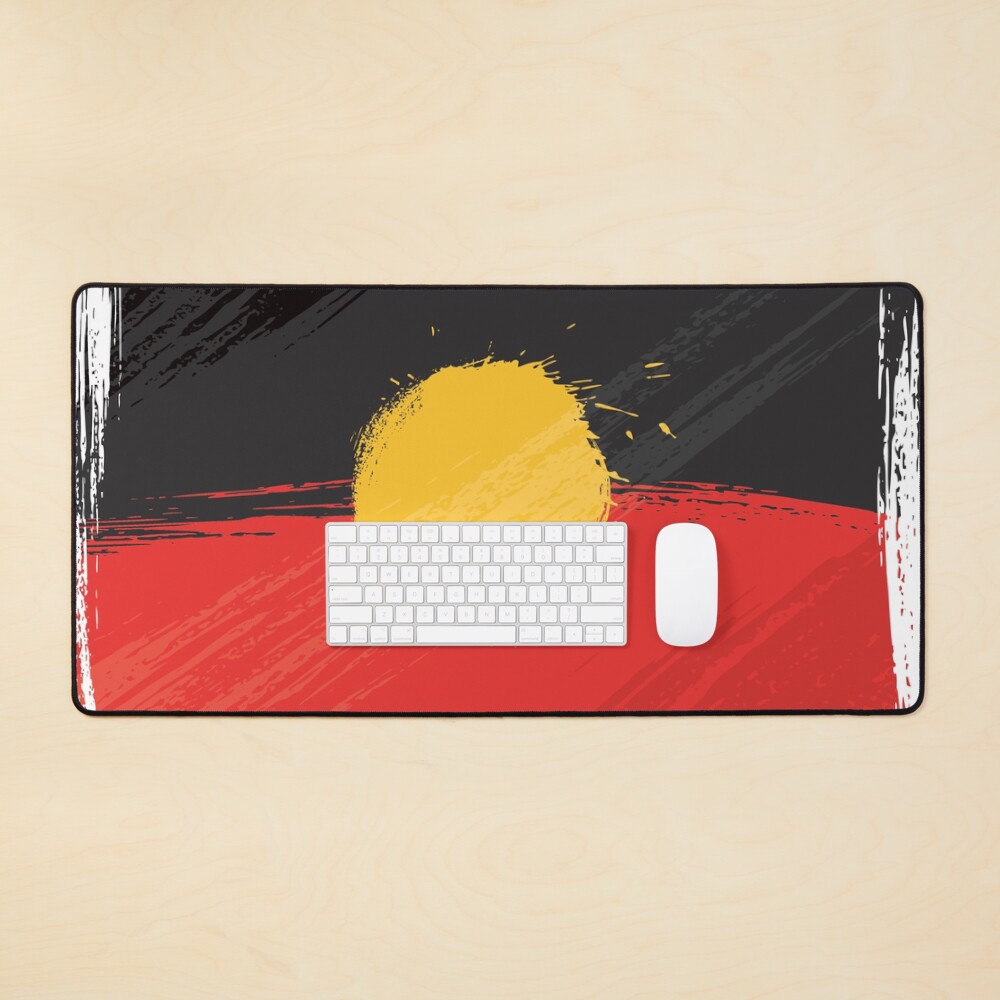 "Aboriginal Flag National Sorry Day Australia" Mouse Pad for Sale by