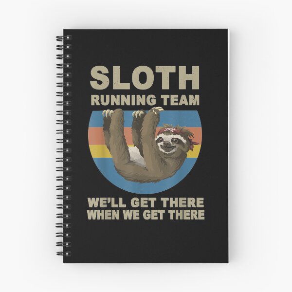 Item preview, Vintage Sloth Running Team We'll Get There Runner designed and sold by lucretia155.
