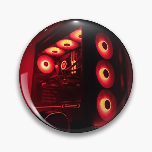 Artikelvorschau, Gaming-PC in dunkelroter Beleuchtung entworfen und verkauft von PC-Gamers.