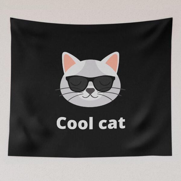 Item preview, Funny Cat with sunglasses designed and sold by Naamira.