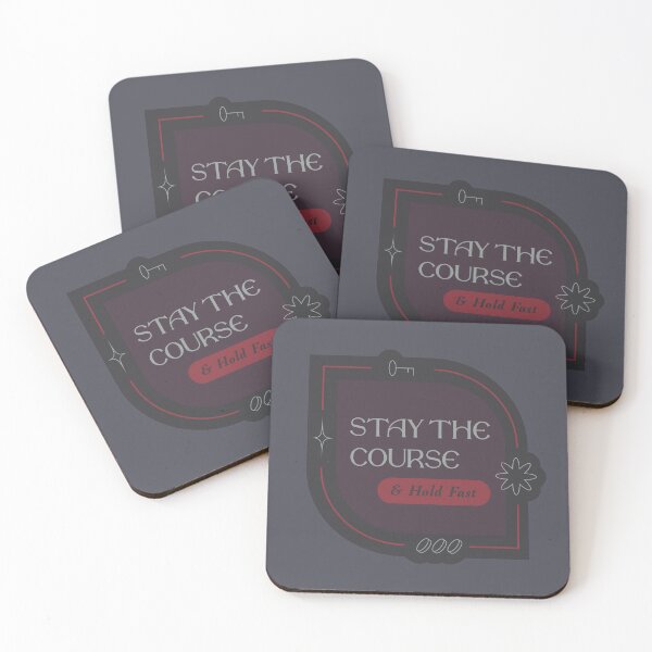 Item preview, Stay The Course and Hold Fast Pirate / Sailor Graphic Design  designed and sold by Enzo Daniel.