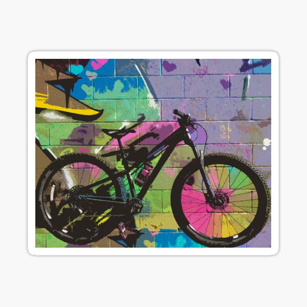 Splashes of color Sticker