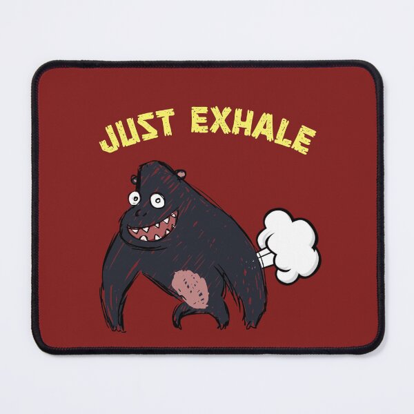 Item preview, Just exhale - funny fart monster designed and sold by SidTastic .