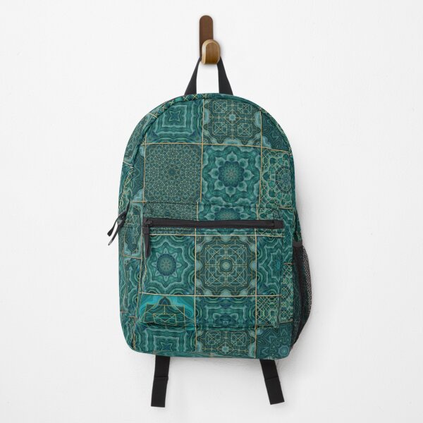 Item preview, Emerald Shabby Chic Moroccan Tiles Faded Bohemian Luxury From The Sultans Palace  designed and sold by artsandsoul.
