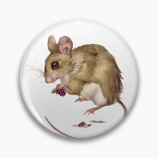 Item preview, Cute Mouse eating Blackberry designed and sold by fairytree.