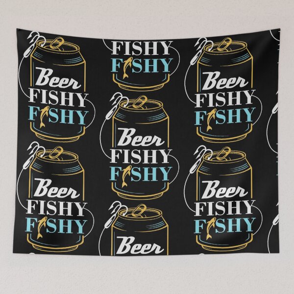 Item preview, Beer And Fishy And Fish Funny Simple Fishing designed and sold by Ngothaovinh.