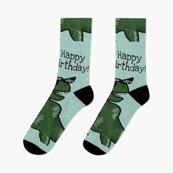Item preview, Green dinosaur happy birthday designed and sold by BeeMeCreative.