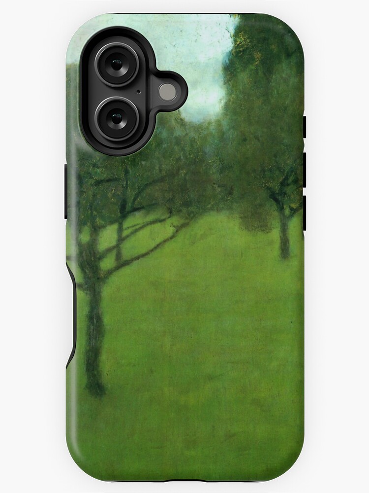 Aperçu 1 sur 4. Coque iPhone avec l'œuvre Gustav Klimt «Verger 1896» créée et vendue par ALD1.