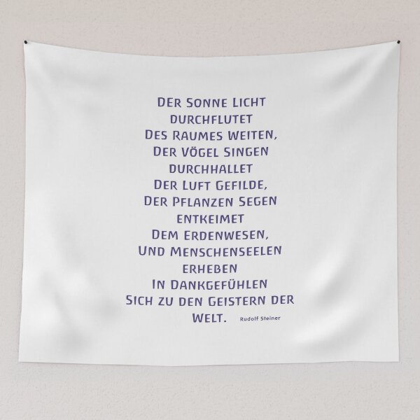 Item preview, The sun is flooded with light. The expanse of space - Rudolf Steiner Waldorf School of Anthroposophy designed and sold by DOM-Shop.
