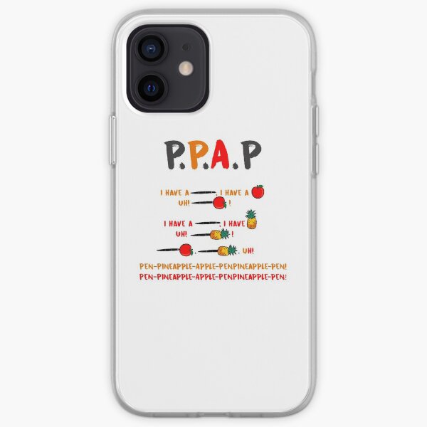PPAP Pen pineapple apple pen tshirt iPhone Soft Case
