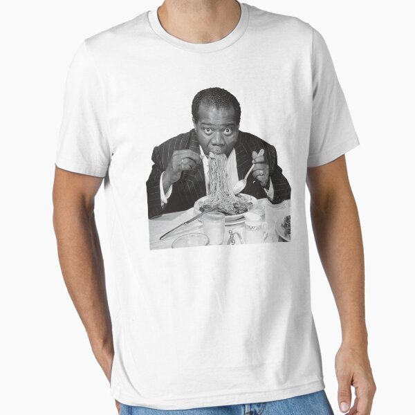 Item preview, Louis Armstrong Eating Spaghetti designed and sold by jbush7321.