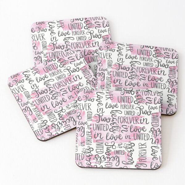 Item preview, Cute Hand Drawn Watercolor Love Quotes Pattern designed and sold by EpicArtz.