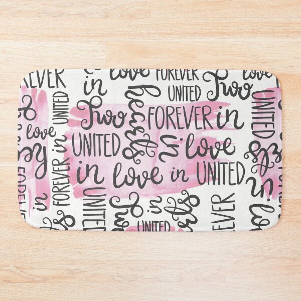 Item preview, Cute Hand Drawn Watercolor Love Quotes Pattern designed and sold by EpicArtz.