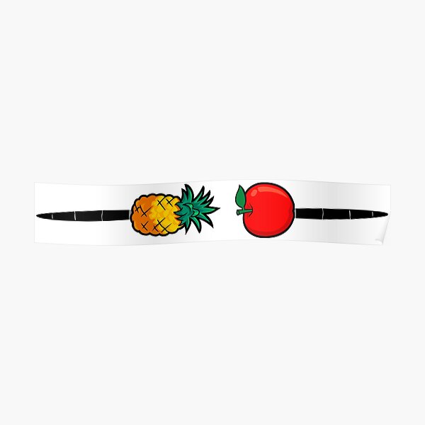 PPAP Pen pineapple apple pen tshirt Poster